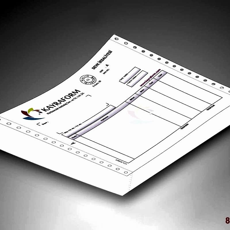 Sürekli Form Fatura, Sürekli Form İrsaliye 